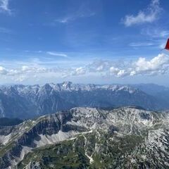 Flugwegposition um 13:01:20: Aufgenommen in der Nähe von Weißenbach bei Liezen, 8940, Österreich in 2750 Meter